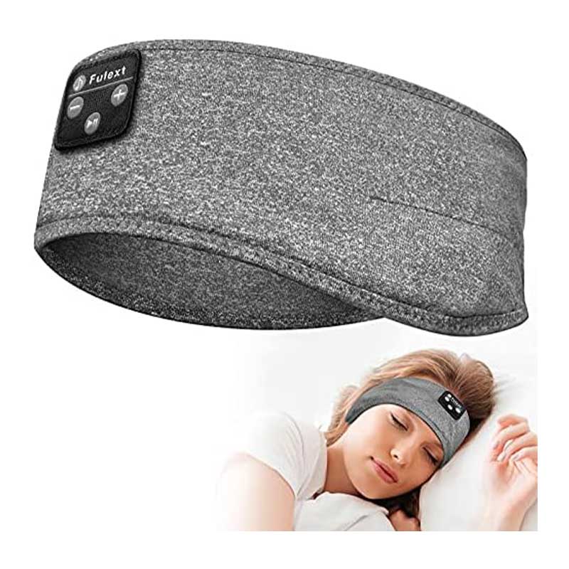 Fulext-Sleep-Headphones-Bluetooth-Headband-2 هدفون خواب و هدبند ورزشی بلوتوثی مدل FULH01 برند Fulext خاکستری روشن - Image 1