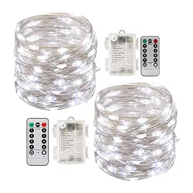 Tonskooners-Led-String-Lights-Battery-Powered چراغ ریسه ای LED بسته 2 عددی برند Tonskooners (جعبه معیوب) - Image 1