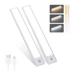 چراغ زیر کابینتی LED با سنسور حرکتی بسته دو عددی مدل ‎c-02 برند CVNHMG