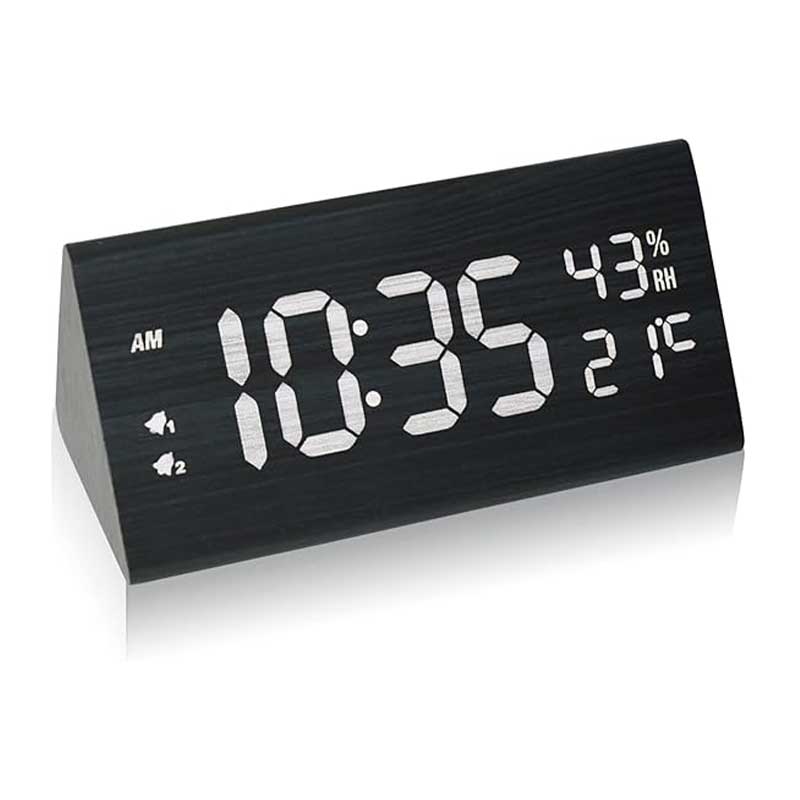 hinrey-Digital-Alarm-Clock-with-Large-LED ساعت زنگدار دیجیتال با نمایشگر LED برند hinrey - Image 1