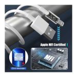 کابل شارژر آیفون 1 متری usb لایتینگ بسته 3 عددی برند Cionum - Image 2