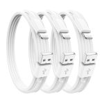 کابل شارژر آیفون 1 متری usb لایتینگ بسته 3 عددی برند Cionum