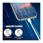 کابل شارژر آیفون 1 متری usb لایتینگ بسته 3 عددی برند Cionum - Image 4
