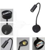چراغ مطالعه LED دیواری - تصویر 3