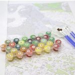 بوم نقاشی همرا با رنگ