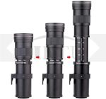 لنز دوربین زوم JINTU 420-800mm f / 8.3-F16 - Image 6