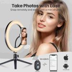 رینگ لایت  10 اینچی Victsing BH472A - Image 6