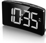 ساعت رومیزی خمیده Electronic Alarm clock مدل TCA-245 - Image 6