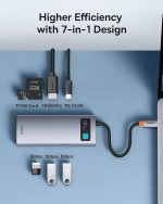 هاب 7 پورت USB-C باسئوس - Image 4