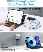 هاب 5 خروجی TYPE C برند DOCK TECH - Image 7