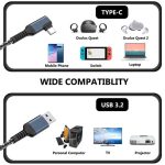 کابل TYPE C  5متری با یک سر USB3 برند TIGER-ZHOU - Image 4
