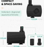 پمپ آب شناور آکواریومsubmersible pump  NP600 - Image 5