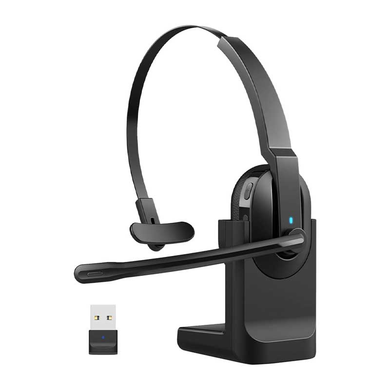 Bluetooth-Headset-with-Microphone,-HUAKUA4 هدست بلوتوثی میکرفون دار مدل M7 برند HUAKUA - Image 1