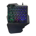 کیبورد گیمینگ تک دستی مدل  Natural Ergonomic Mechanical برند Kybers_Keyboard