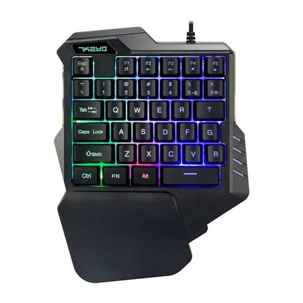 کیبورد گیمینگ تک دستی مدل  Natural Ergonomic Mechanical برند Kybers_Keyboard