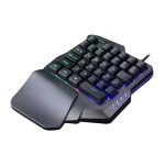 کیبورد گیمینگ تک دستی مدل  Natural Ergonomic Mechanical برند Kybers_Keyboard - Image 3
