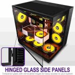 کیس گیمینگ  مدل AMANSON PC CASE ATX - Image 4