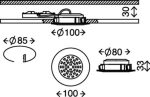 چراغ هالوژنی  Briloner مدل IP44 led 7233-016 - Image 2