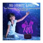 چراغ خواب سه‌ بعدی طرح انتقام جویان مدل 3D Lamp Illusion برند AIRUEEK - تصویر 4
