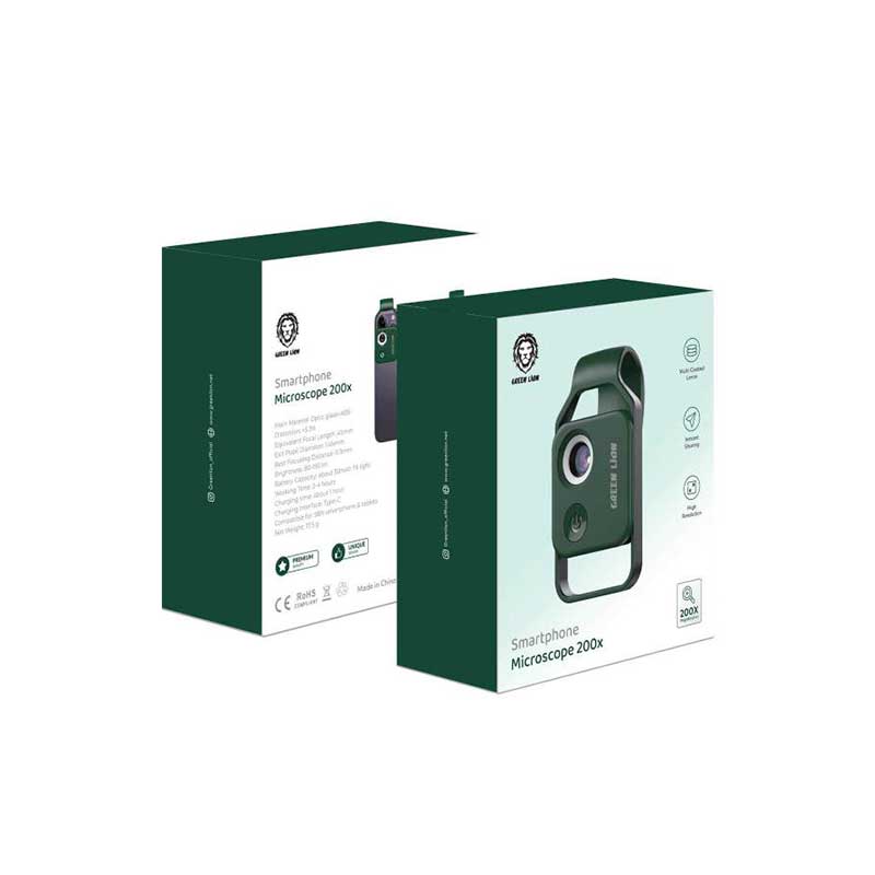 Green-Lion-Smartphone-Microscope- میکروسکوپ گوشی هوشمند مدل Smartphone Microscope 200x برند Green Lion - Image 1