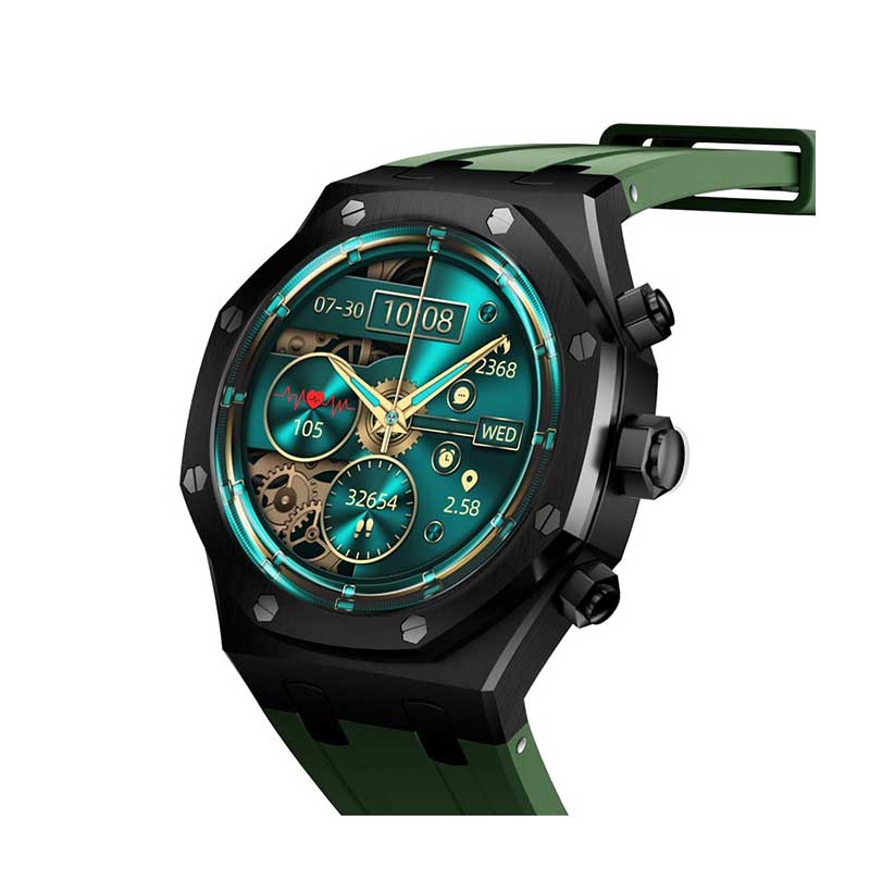 Porodo-CristalloAP-Smart-Watch-Blue-Dial ساعت هوشمند مدل CristalloAP برند Porodo - Image 1