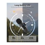 میکروفون بیسیم یقه ای لایتنینگ بویا مناسب آیفون مدل BY-V2 برند BOYA - Image 3
