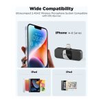 میکروفون بیسیم یقه ای لایتنینگ بویا مناسب آیفون مدل BY-V2 برند BOYA - Image 7