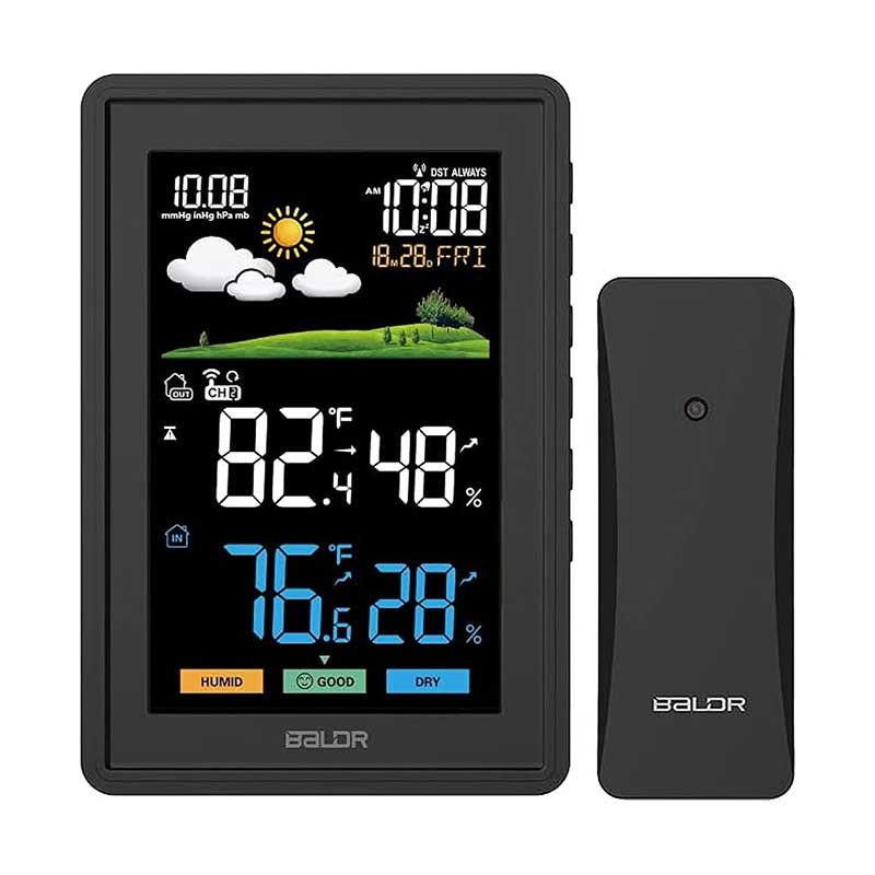 Baldr-B0360-Digital-Wireless-Weather-Station-Radio5 ایستگاه هواشناسی مدل B0360WST2H2PR-V2 برند BALDR - Image 1