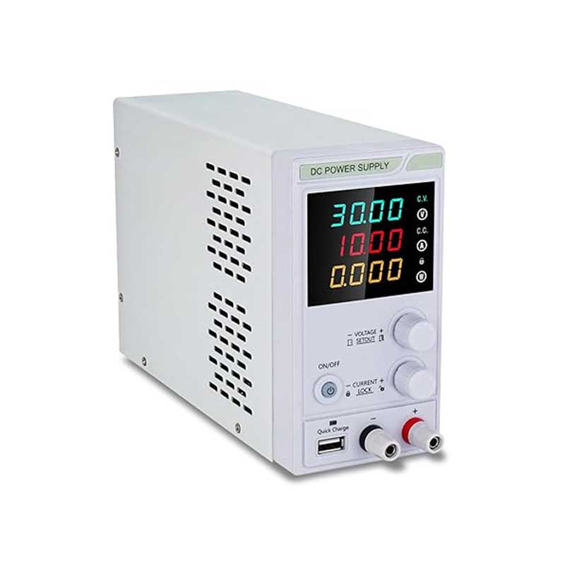 DC-Power-Supply-Adjustable-Variable-Regulated-Power-Supply88 منبع تغذیه DC مدل 30V10A برند Luckyrao - Image 1