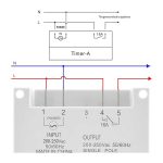 تایمر قابل برنامه ریزی مدل CN101A AC220V برند Heschen - Image 2