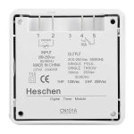 تایمر قابل برنامه ریزی مدل CN101A AC220V برند Heschen - Image 3