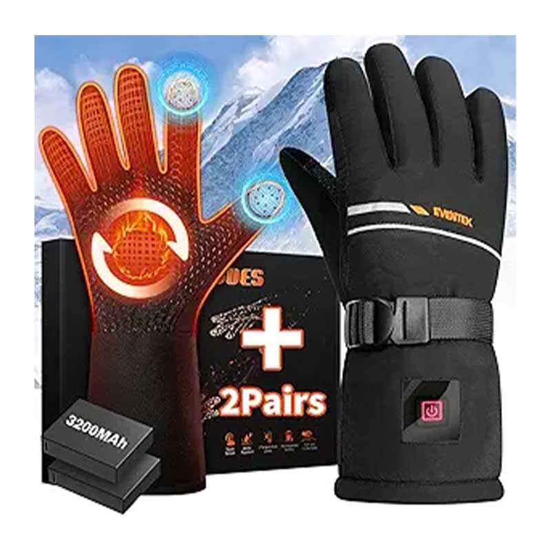 Heated-Gloves-for-Men-and-Women4 دستکش حرارتی شارژی مدل HG-CX برند Eventek - Image 1