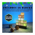 چراغ رومیزی با 16 بلوک رنگ طرح Minecraft مدل PP6596MCFTX برند Paladone - Image 3