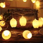  تزیین چراغ‌های LEDbتخم‌مرغی برای فضای باز، رشته چراغ‌های گارلند - Image 8