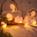  تزیین چراغ‌های LEDbتخم‌مرغی برای فضای باز، رشته چراغ‌های گارلند - Image 5