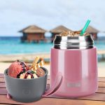 ظرف غذای 0.5 لیتری maxso SH860-5A7A برای نگهداری غذاهای داغ همراه با قاشق - Image 9