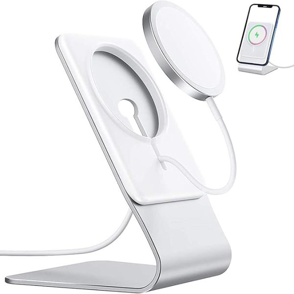 پایه شارژر MagSafe FULAIM ، نگهدارنده آلومینیومی MagSafe ، سازگار با شارژر MagSafe برای آیفون