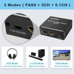 اسپلیتر مبدل صوتی SDKDZKG  تبدیل 2k به 4k - Image 2