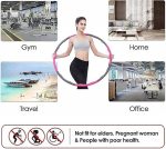 حلقه ورزشی alleisure روکش تمام فوم   صورتی و خاکستری - Image 5