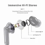 ایرپاد xinwld مدل A97 بلوتوث 5.3 در گوش با باس عمیق استریو HiFi - تصویر 10