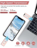 فلش مموری Keqiaai ظرفیت 512 گیگابایت برای iPhone Android, PC External Storage - Image 3