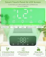 رطوبت‌گیر بی‌صدای  honmicon با حالت خواب و نور هفت رنگ - Image 6