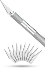 چاقوی کرتواری با 10 تیغه ی یدکی Hobby knife - Image 5