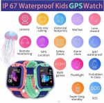  ساعت هوشمند GPS کودک PTHTECHUS - صفحه لمسی LED 1.44 اینچی - Image 5
