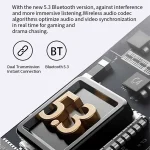 ایرپاد  S47 TWS ایرپاد بی سیم بلوتوث 5.3 با قاب شارژ نمایشگر دیجیتال - مشکی - Image 5