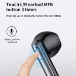 ایرپاد  S47 TWS ایرپاد بی سیم بلوتوث 5.3 با قاب شارژ نمایشگر دیجیتال - مشکی - Image 6