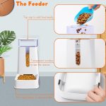 پک 2 عددی  ظرف غذای و اب , سگ و گربه مدل hipidog ظرفیت هر یک 1 گالون - Image 7