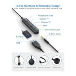 هدست سیم دار با میکروفون مدل H360 برند New bee - Image 5