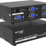 اسپلیتر سوییچ VGA مانیتور ۴ به یک MT-VIKI 350 مگاهرتز