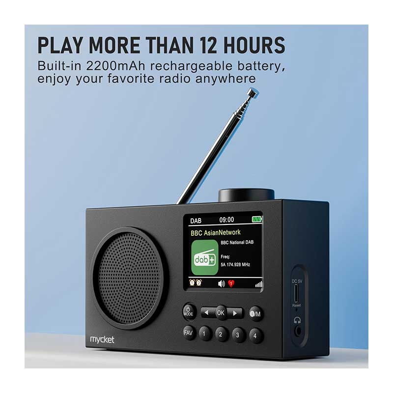 رادیوی شارژی مدل HS-D009 برند Mycket - فروشگاه وی وان